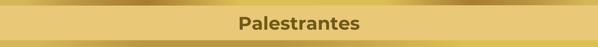 Palestrantes