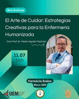 Atualização: Workshop dia 11, com Dr. Pedro Aguilar Machain